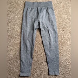 AYBL Gray Ribbed‎ Seamless Leggings Size Large